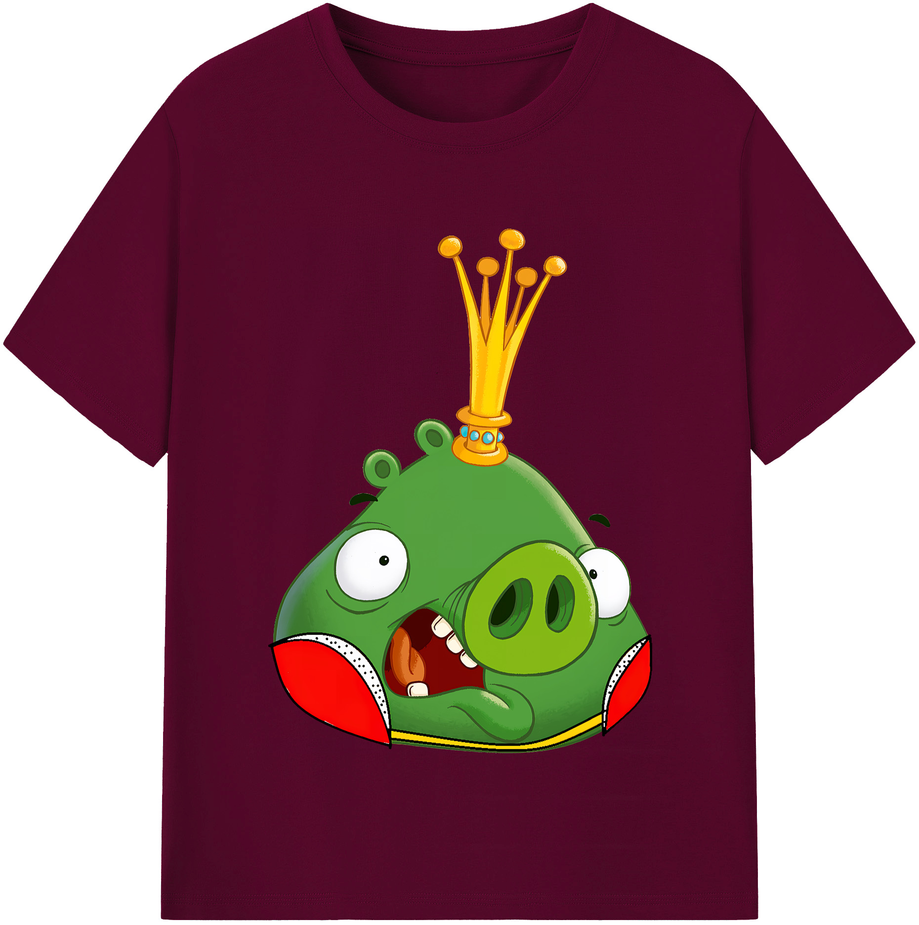 （画像用） Angry Birds アングリーバード レディースカジュアルプリントTシャツ（綿100％）